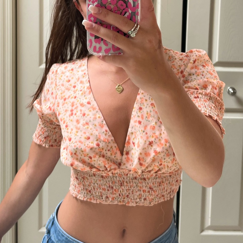 Floral Crop Top